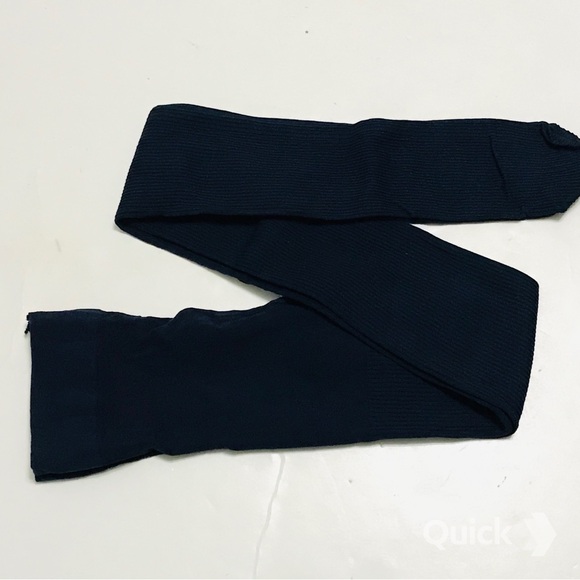 sz 2 - NWT Navy HUE Rib Tights With Control - Picture 7 of 9